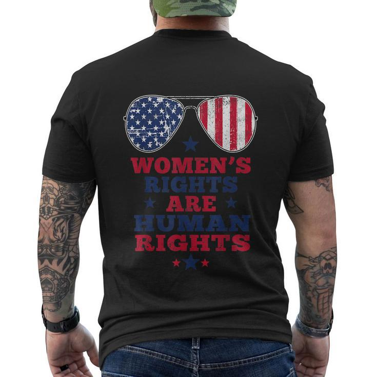 Womens Rights Are Human Rights 4Th Of July Men's Crewneck Short Sleeve Back Print T-shirt