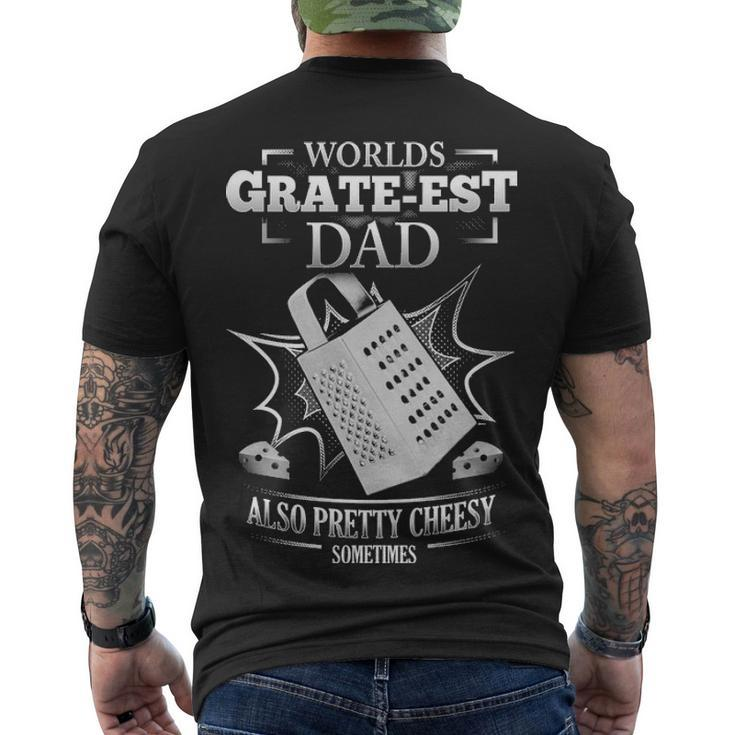 Worlds Grate-Est Dad Men's Crewneck Short Sleeve Back Print T-shirt