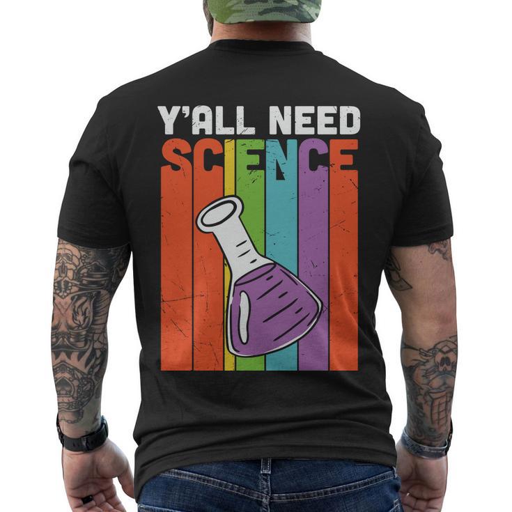 Y’All Need Science Chemistry Teacher Graphic Plus Size Shirt For Teacher Female Men's Crewneck Short Sleeve Back Print T-shirt