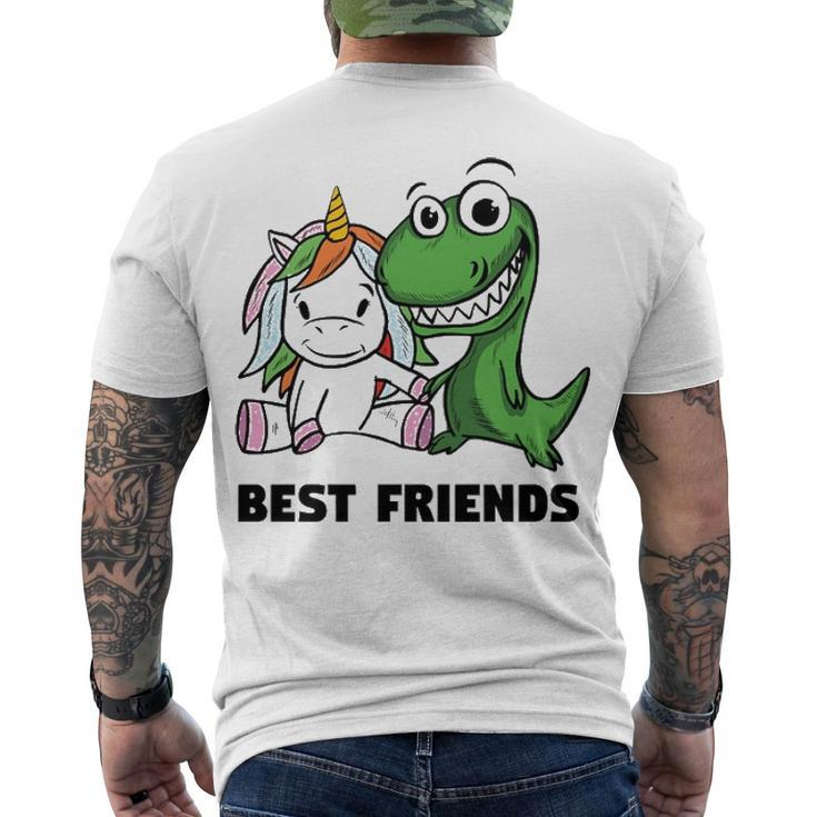 Best Friends V2 Men's Crewneck Short Sleeve Back Print T-shirt