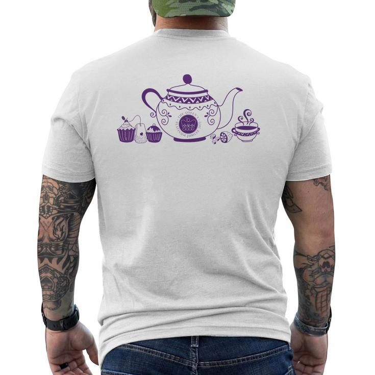 British Queen Ii Elizabeth England English Afternoon Tea Men's T-shirt Back Print