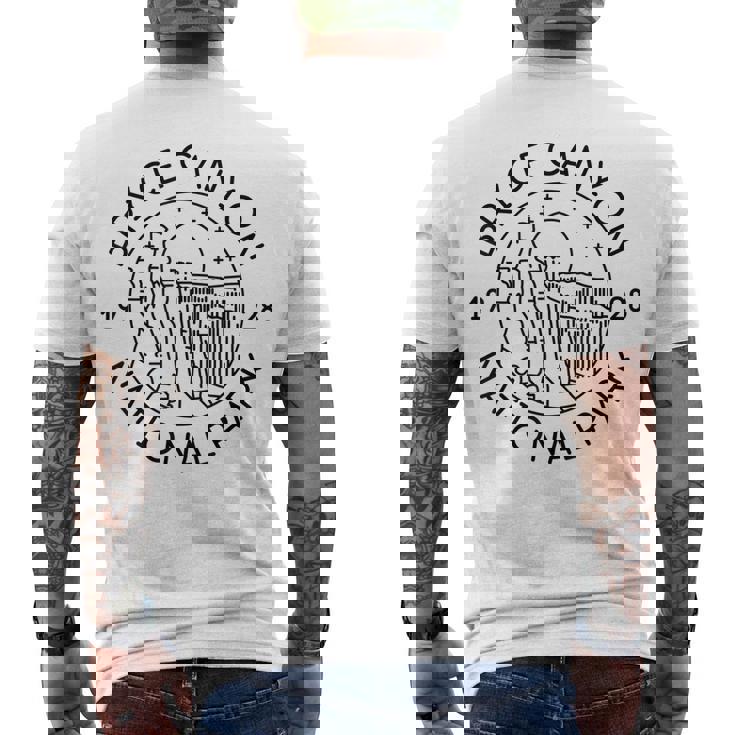 Bryce Canyon National Park 1928 Utah Men's T-shirt Back Print