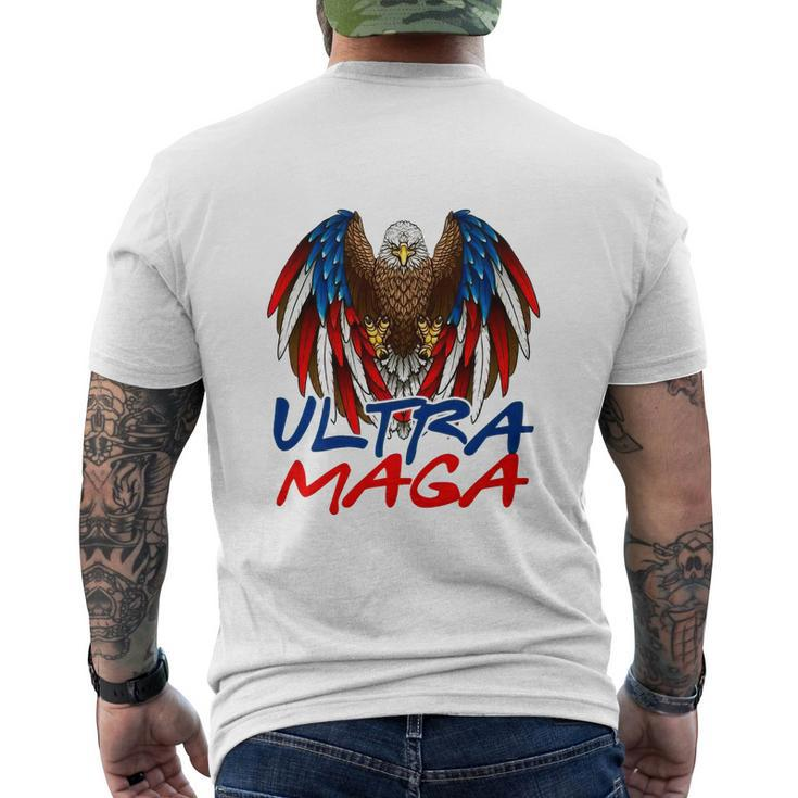 Conservative Ultra Maga Tshirt Men's Crewneck Short Sleeve Back Print T-shirt