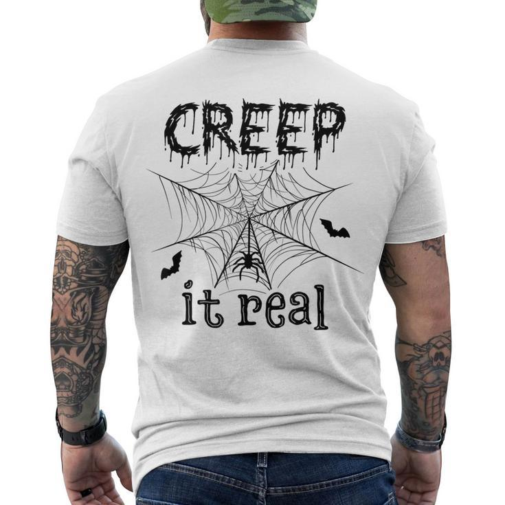 Creep It Real Halloween Men's T-shirt Back Print