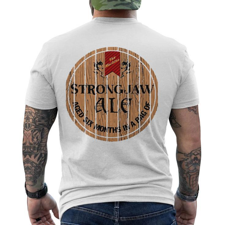 Criticals Role Merch Strongjaw Ale Men's Back Print T-shirt