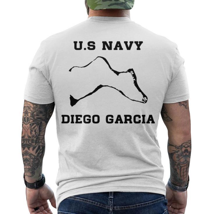 Diego Garcia Men's Crewneck Short Sleeve Back Print T-shirt