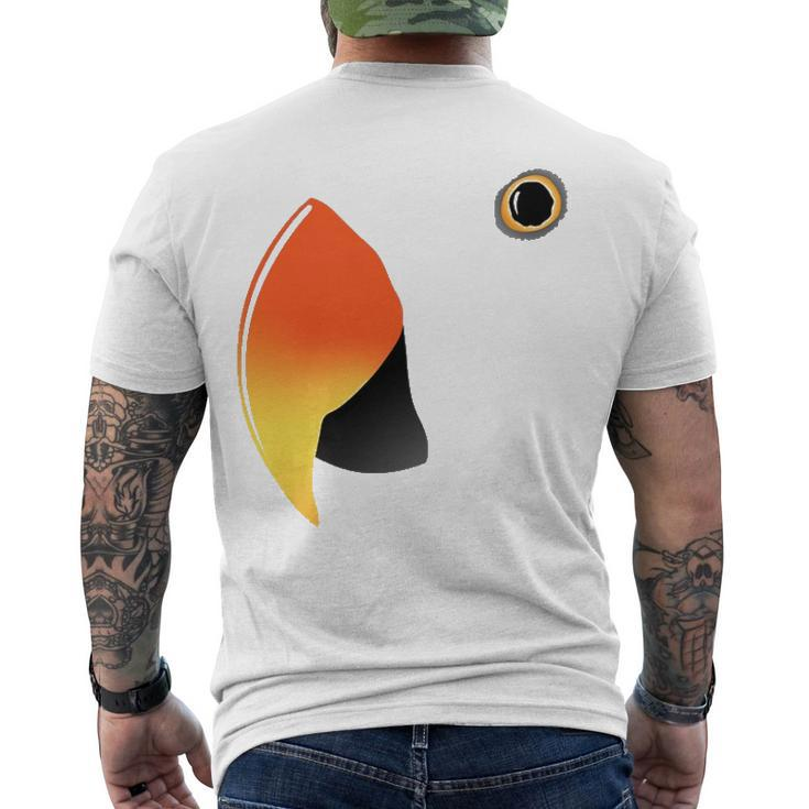 Eclectus Parrot Eclectus Roratus Men's Back Print T-shirt