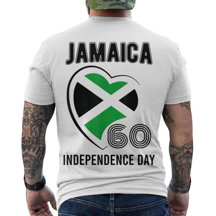 Jamaica 60Th Independence Day Jamaica 60 Independence Yellow Men's T-shirt Back Print