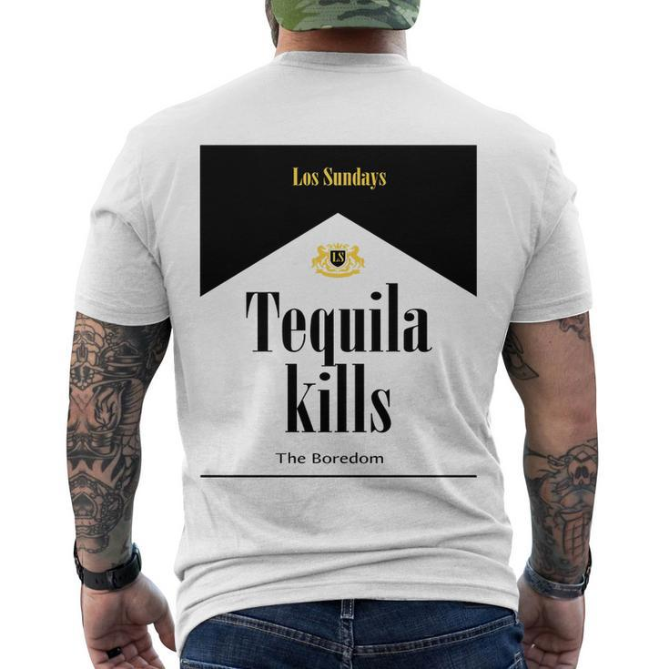 Los Sundays Tequila Kills The Boredom Sunday Club V2 Men's Crewneck Short Sleeve Back Print T-shirt