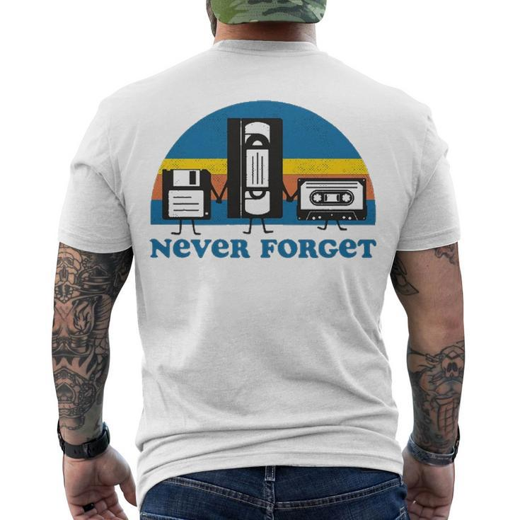 Never Forget V5 Men's Crewneck Short Sleeve Back Print T-shirt