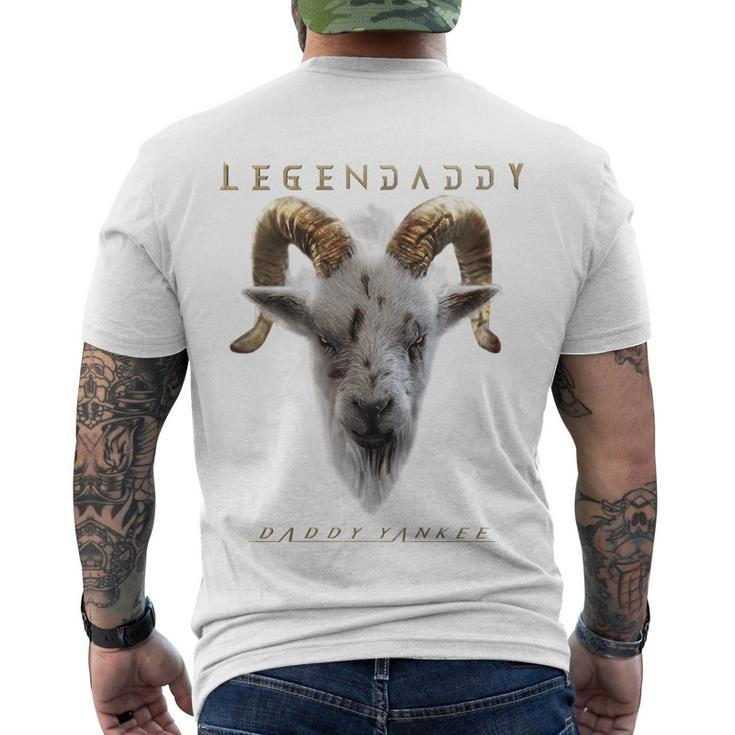 Original Legendaddy Tshirt Men's Crewneck Short Sleeve Back Print T-shirt