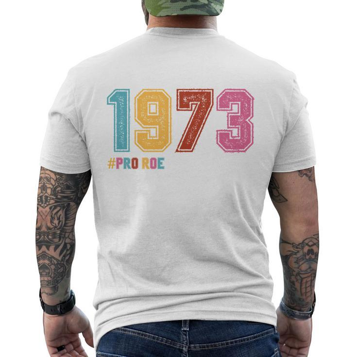 Pro Roe 1973 Apparel Men's Crewneck Short Sleeve Back Print T-shirt