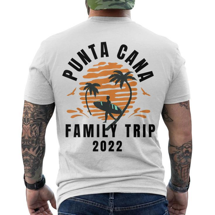 Punta Cana Family Vacation 2022 Matching Dominican Republic V3 Men's T-shirt Back Print