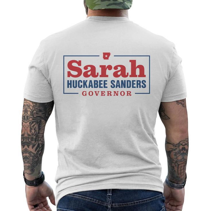 Sarah Huckabee Sanders Governor V2 Men's Crewneck Short Sleeve Back Print T-shirt