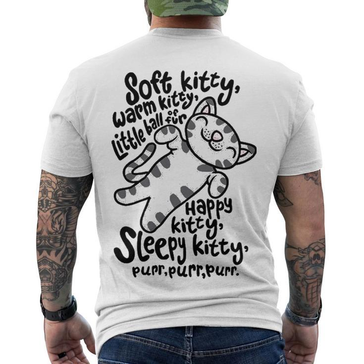 Soft Kitty Warm Kitty V2 Men's Crewneck Short Sleeve Back Print T-shirt