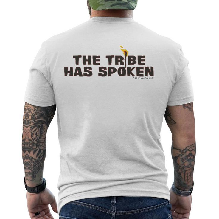 Survivor Island Torch The Tribe Has Spoken Men's Back Print T-shirt