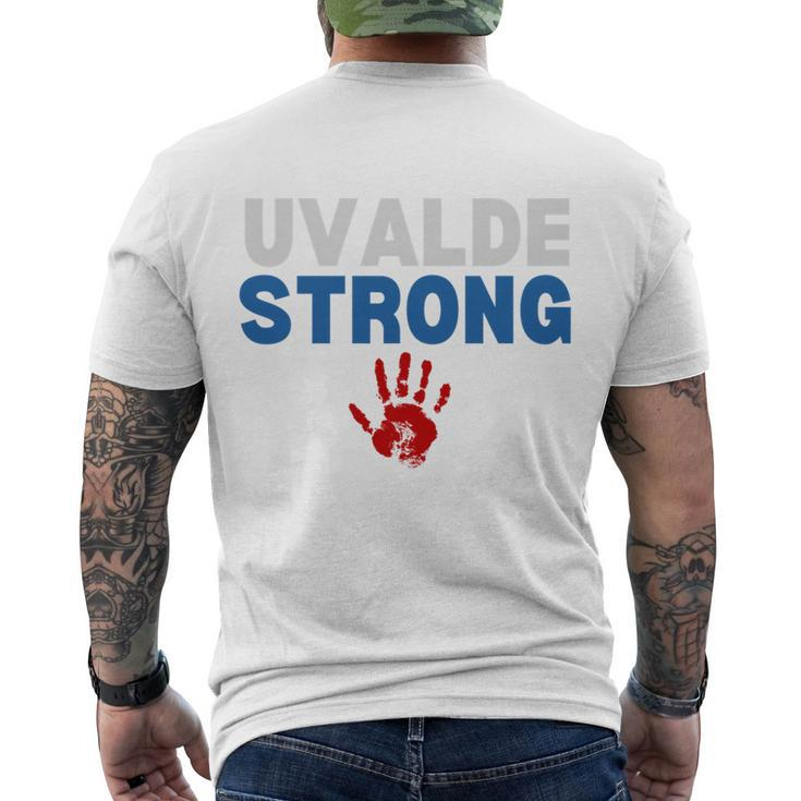 Texas Uvalde Strong Pray For Uvalde Robb Elementary Tshirt V2 Men's Crewneck Short Sleeve Back Print T-shirt