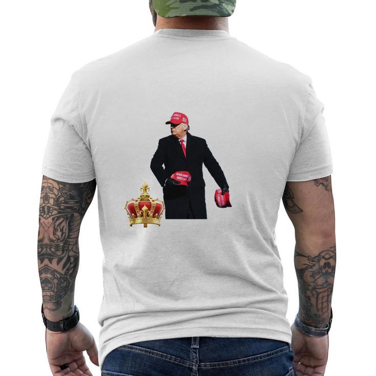 The Great Maga King Trump 2024 Usa Tshirt Men's Crewneck Short Sleeve Back Print T-shirt