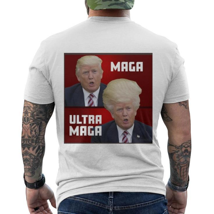 Ultra Maga Donald J Trump Ultra Maga Tshirt Men's Crewneck Short Sleeve Back Print T-shirt