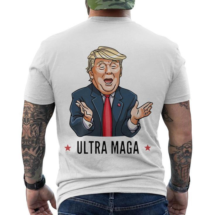 Ultra Maga Eagle Donald Trump Ultra Maga Tshirt Men's Crewneck Short Sleeve Back Print T-shirt