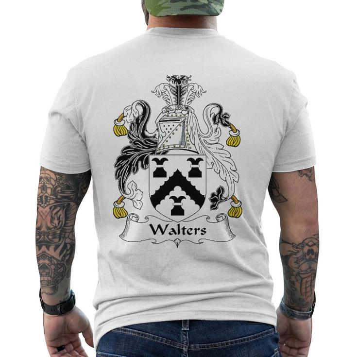 Walters Coat Of Arms &8211 Family Crest Men's Back Print T-shirt