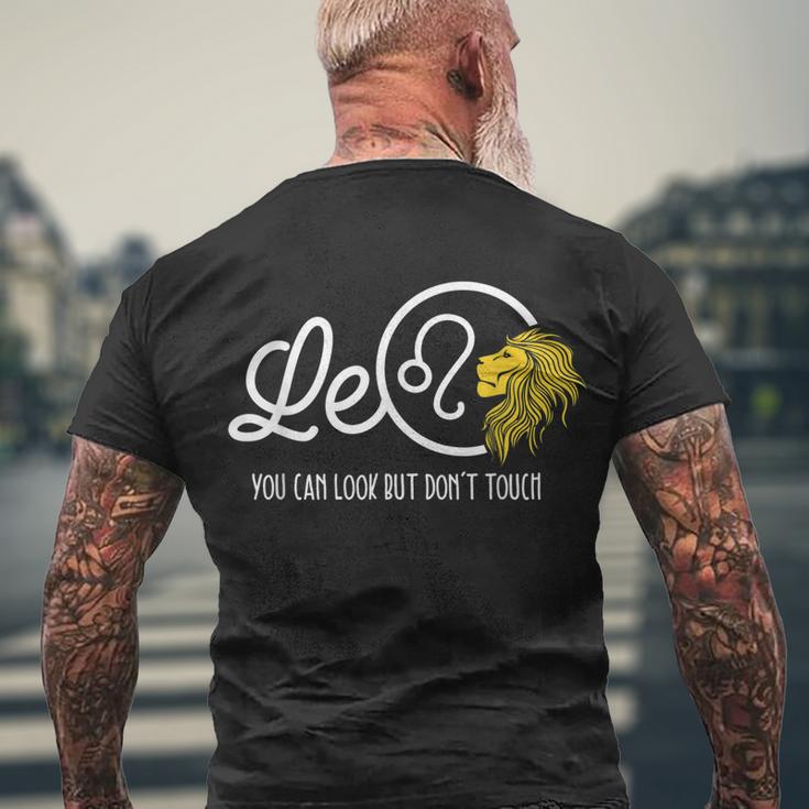 Leo Zodiac Sign Facts Astrology Funny Astronomy Horoscope Men's Crewneck  Short Sleeve Back Print T-shirt | Seseable