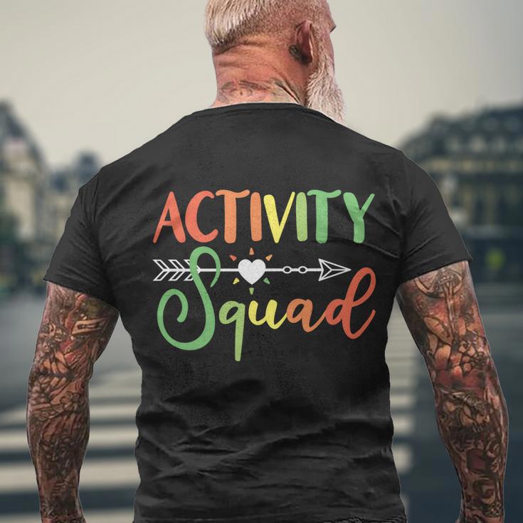 Activity Squad Activity Director Activity Assistant Great Gift Men's Crewneck Short Sleeve Back Print T-shirt Gifts for Old Men