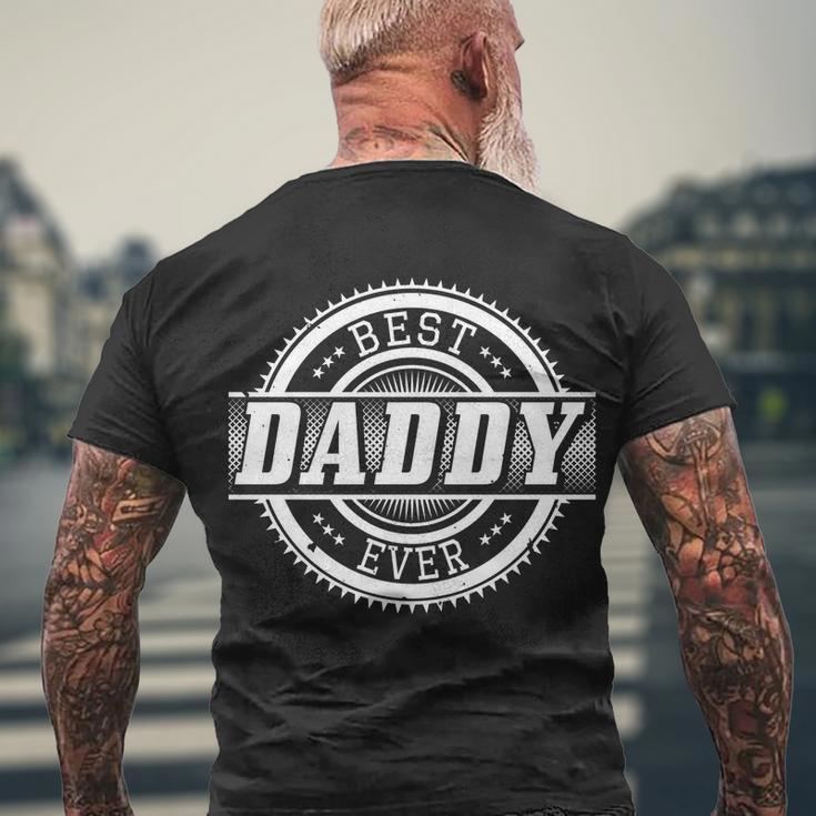 Best Daddy Ever Tshirt Men's Crewneck Short Sleeve Back Print T-shirt Gifts for Old Men