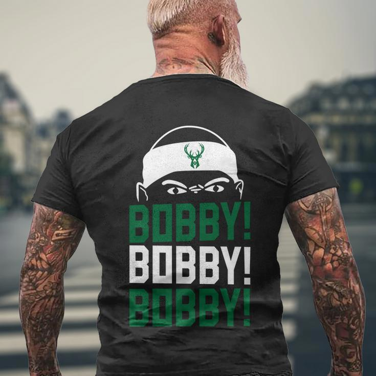 Bobby Bobby Bobby Milwaukee Basketball Tshirt Men's Crewneck Short Sleeve Back Print T-shirt Gifts for Old Men