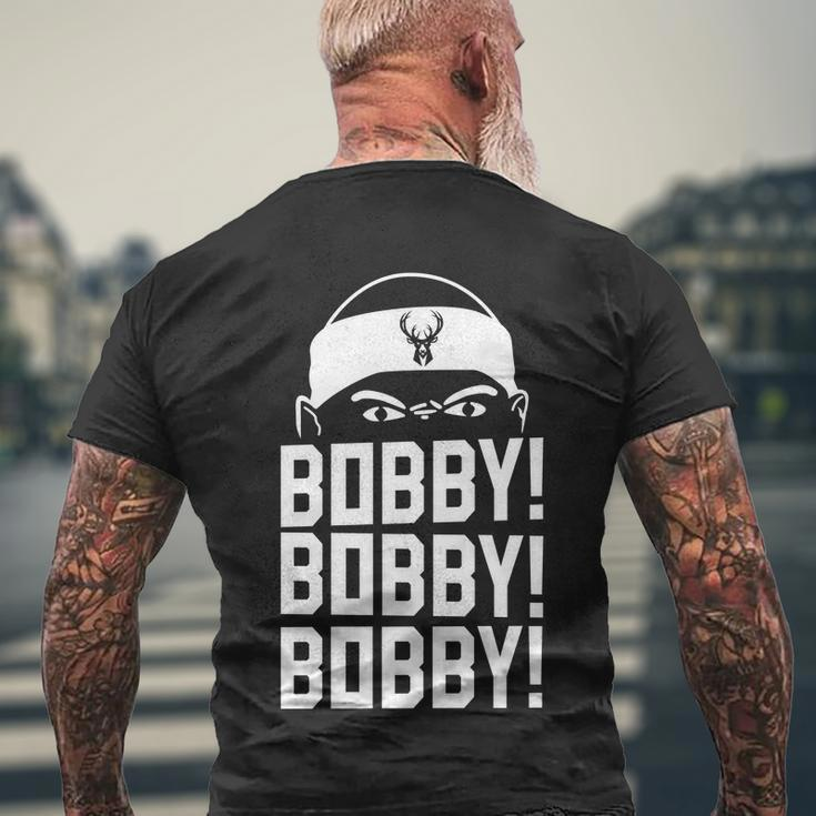 Bobby Bobby Bobby Milwaukee Basketball V3 Men's Crewneck Short Sleeve Back Print T-shirt Gifts for Old Men