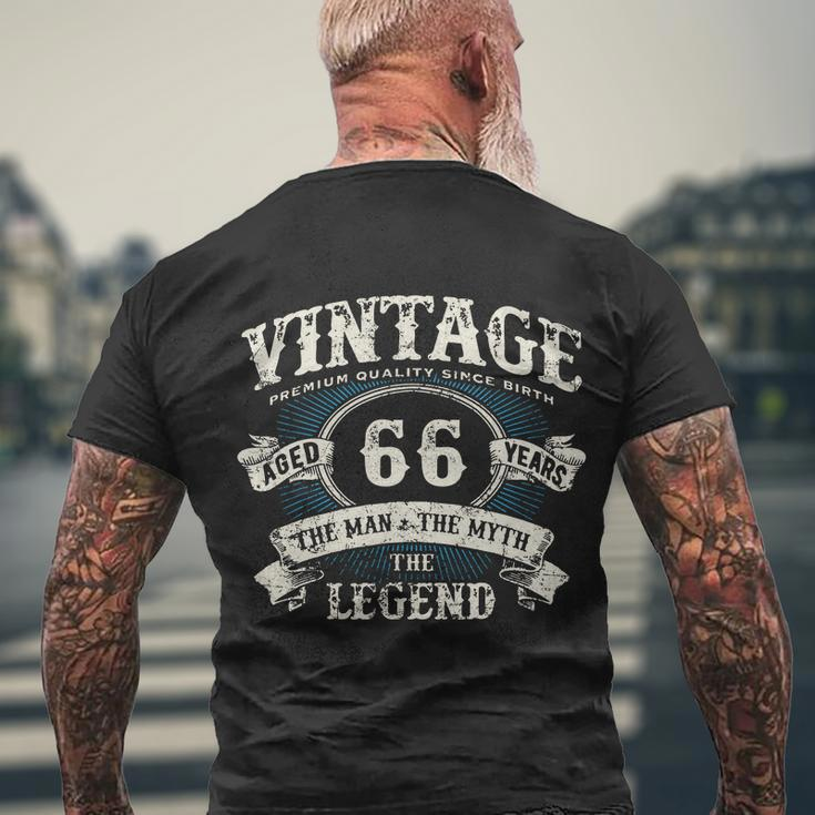Born In 1956 Vintage Classic Dude 66Th Years Old Birthday Men's T-shirt Back Print Gifts for Old Men