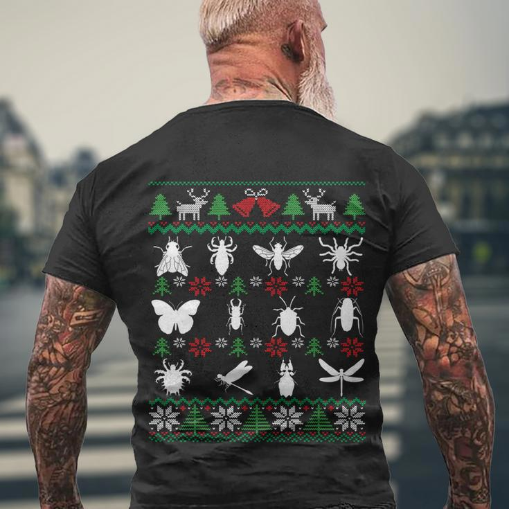 Bug Collector Gift Entomology Insect Collecting Christmas Funny Gift Men's Crewneck Short Sleeve Back Print T-shirt Gifts for Old Men