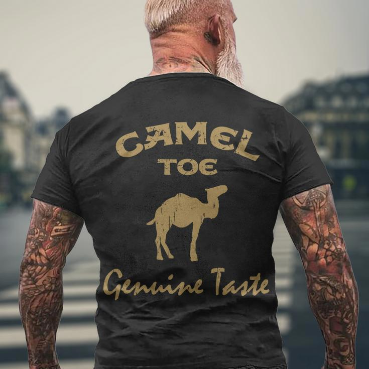 Camel Toe Genuine Taste Funny Men's Crewneck Short Sleeve Back Print T-shirt Gifts for Old Men