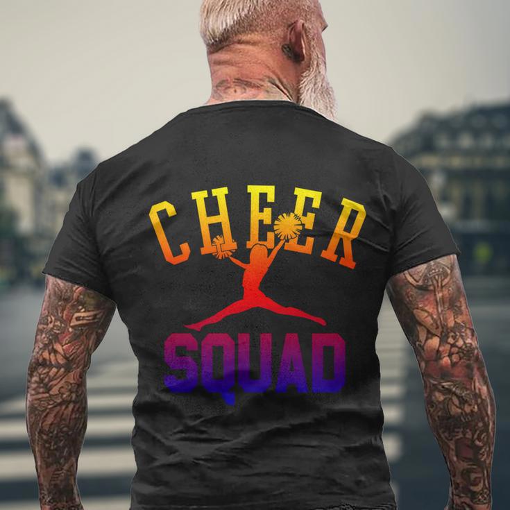 Cheer Squad Cheerleading Team Cheerleader Meaningful Gift Men's Crewneck Short Sleeve Back Print T-shirt Gifts for Old Men