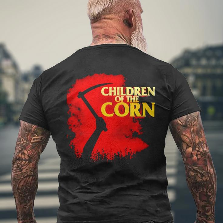 Children Of The Corn Halloween Costume Men's Back Print T-shirt Gifts for Old Men
