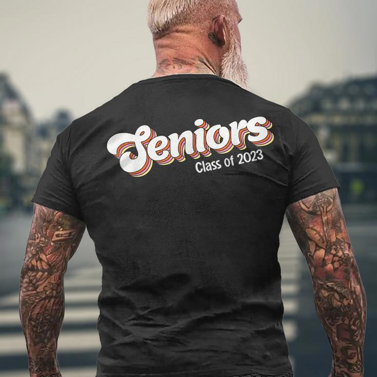 Class Of 2023 Senior 2023 Graduation Or First Day Of School Men's T-shirt Back Print Gifts for Old Men