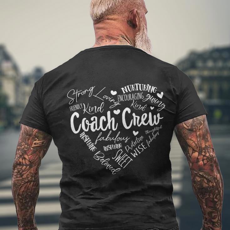 Coach Crew Instructional Coach Reading Career Literacy Pe Meaningful Gift Men's Crewneck Short Sleeve Back Print T-shirt Gifts for Old Men