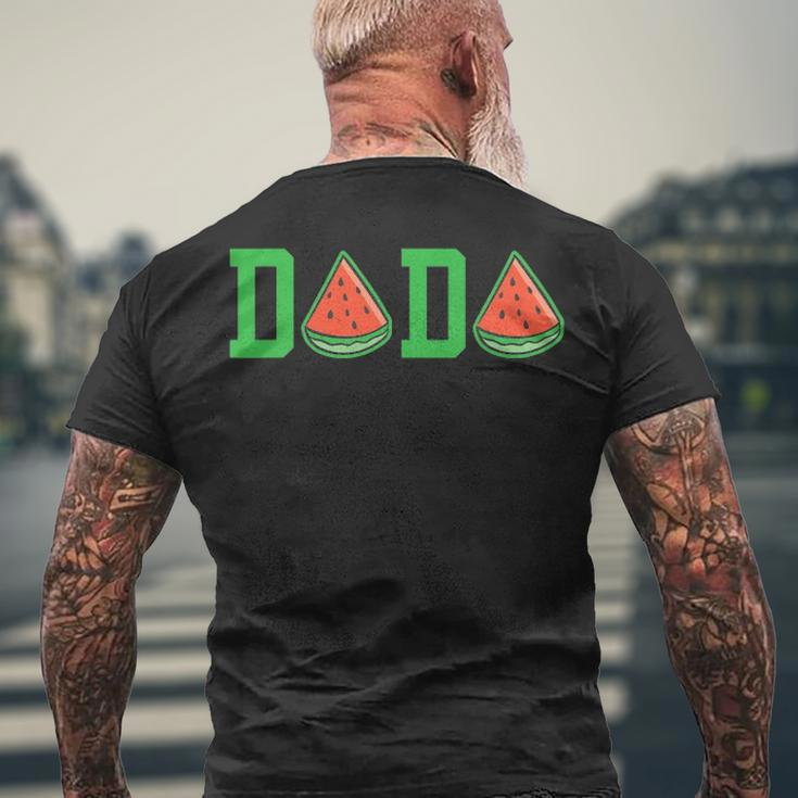 Dada Daddy Watermelon Summer Vacation Summer Men's Back Print T-shirt Gifts for Old Men