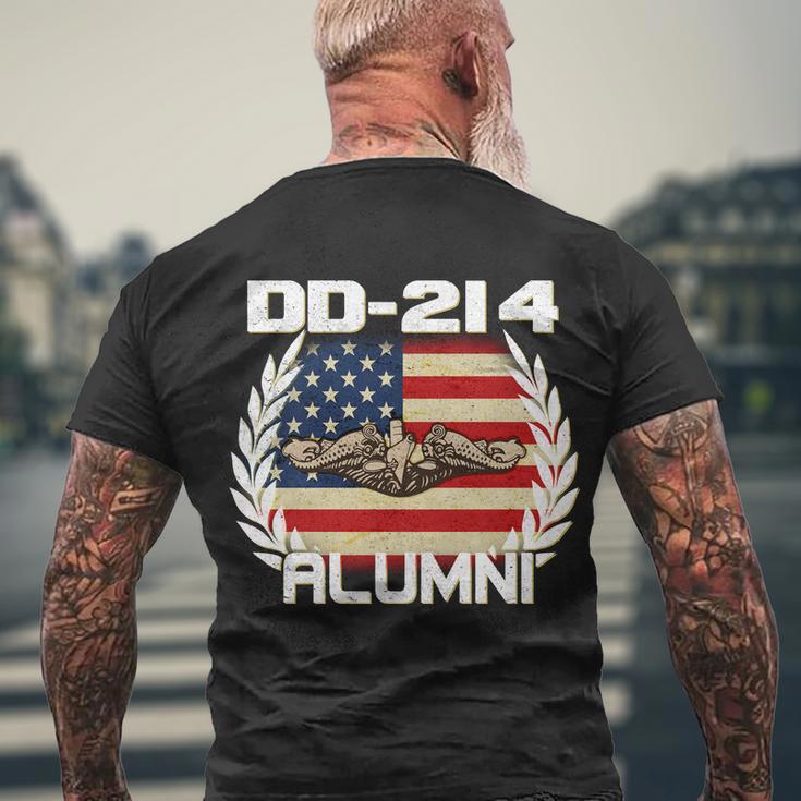 Dd-214 Alumni Us Submarine Service Tshirt Men's Crewneck Short Sleeve Back Print T-shirt Gifts for Old Men