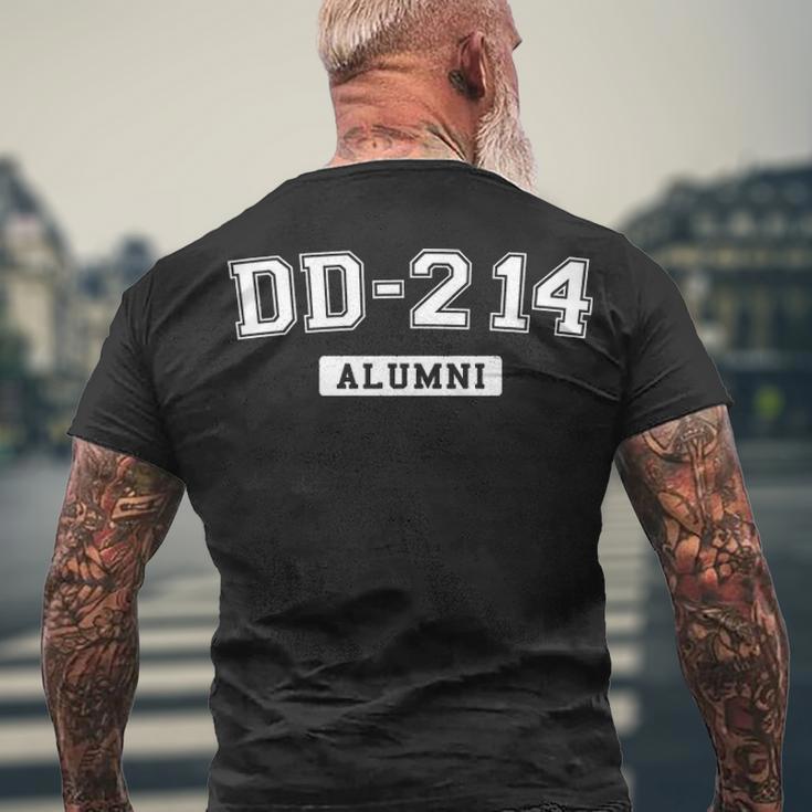 Dd 214 Alumni V2 Men's Crewneck Short Sleeve Back Print T-shirt Gifts for Old Men