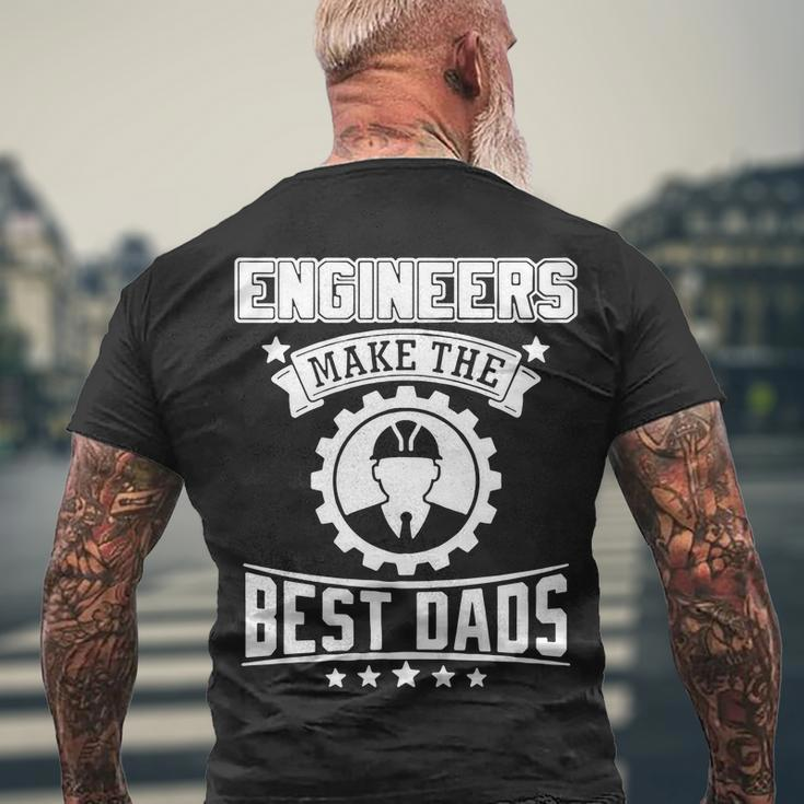 Engineer Dad V2 Men's Crewneck Short Sleeve Back Print T-shirt Gifts for Old Men