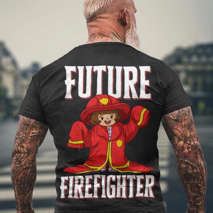 Firefighter Future Firefighter For Young Girls Men's T-shirt Back Print Gifts for Old Men