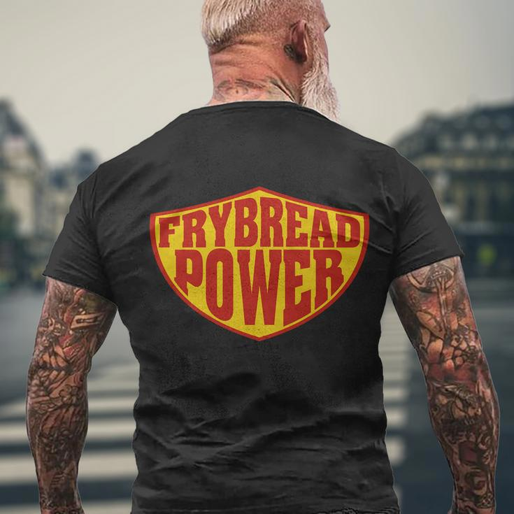 Frybread Power Tshirt Men's Crewneck Short Sleeve Back Print T-shirt Gifts for Old Men
