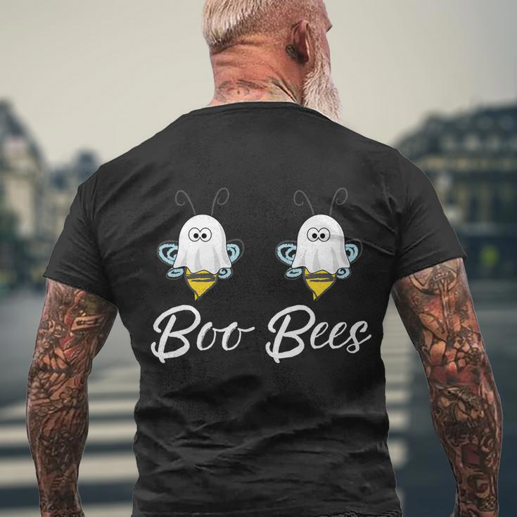 Funny Halloween Gift For Women Boo Bees Cool Gift Women Meaningful Gift Men's Crewneck Short Sleeve Back Print T-shirt Gifts for Old Men