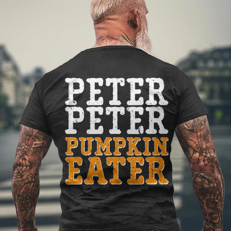 Halloween Peter Peter Pumpkin Eater Tshirt Men's Crewneck Short Sleeve Back Print T-shirt Gifts for Old Men