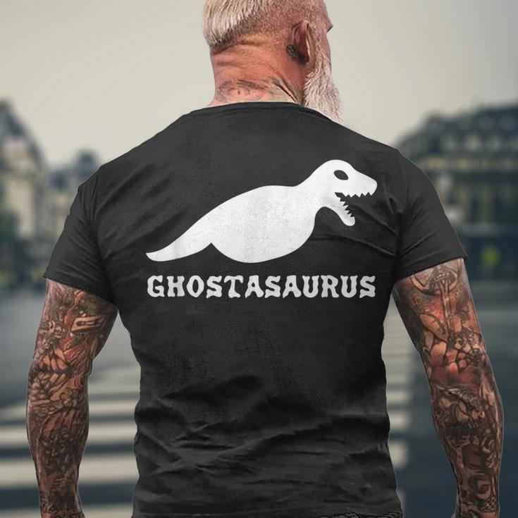 Halloween Scary Dinosaurs Ghost Spooky Boo Men's T-shirt Back Print Gifts for Old Men