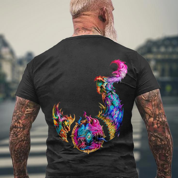 Icon Of Tzeentch Demon Mark Men's Crewneck Short Sleeve Back Print T-shirt Gifts for Old Men