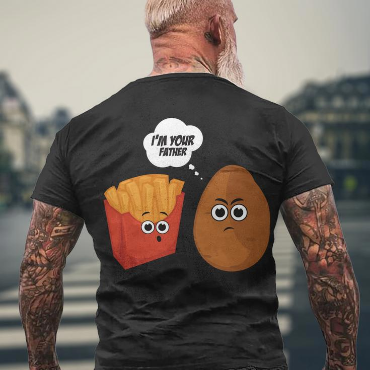 Im Your Father Potato And Fries Tshirt Men's Crewneck Short Sleeve Back Print T-shirt Gifts for Old Men
