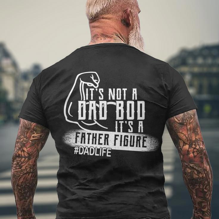 Its Not A Dad Bod Its A Father Figure Men's Crewneck Short Sleeve Back Print T-shirt Gifts for Old Men