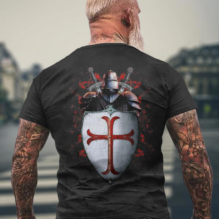 Knights TemplarShirt - The Brave Knights The Warrior Of God Men's T-shirt Back Print Gifts for Old Men